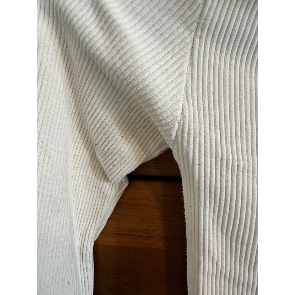 Free People Intimately Ribbed Long Sleeve Top M/L Cream Good - Picture 6 of 10